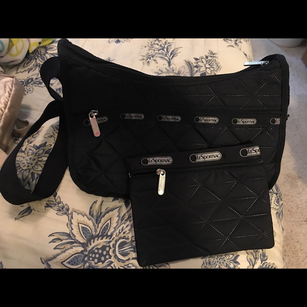 Black Lesportsac Hobo