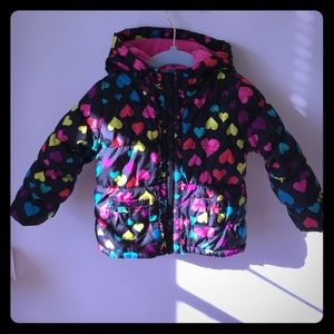 Children's place fleece lined puffer 12-18 months