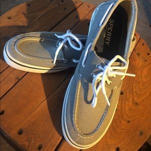 Grey Sperry Top Sider