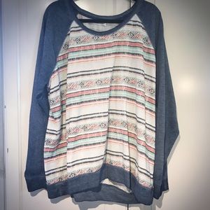 Maurices Striped Sweatshirt