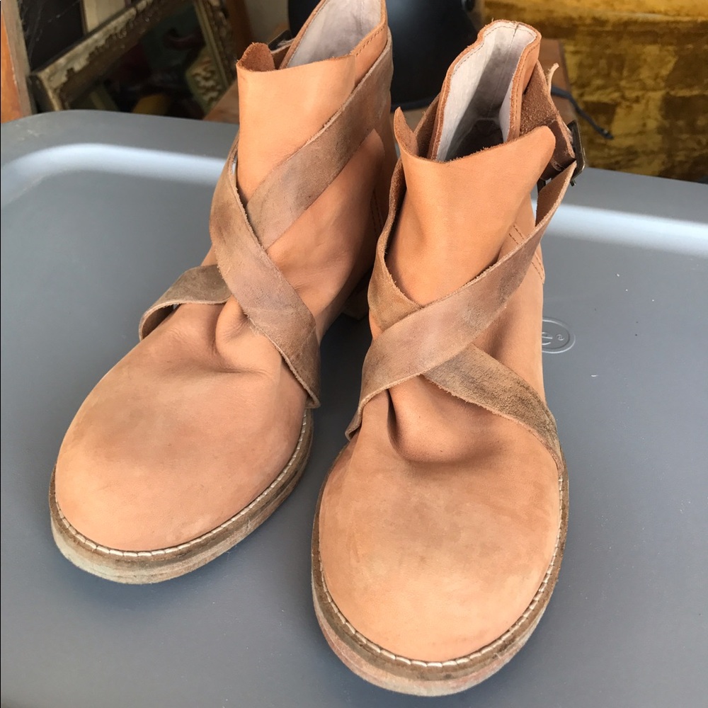 Size 8 - free people ankle boots.