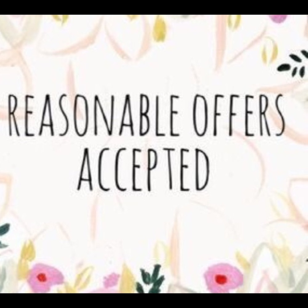 Encourage reasonable offers!