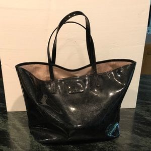 Kate Spade medium metro bag black patent
