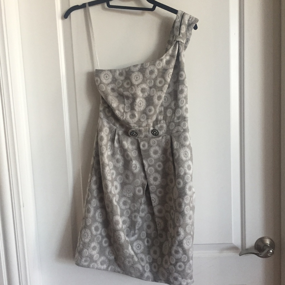 Anthropologie One Shoulder Dress