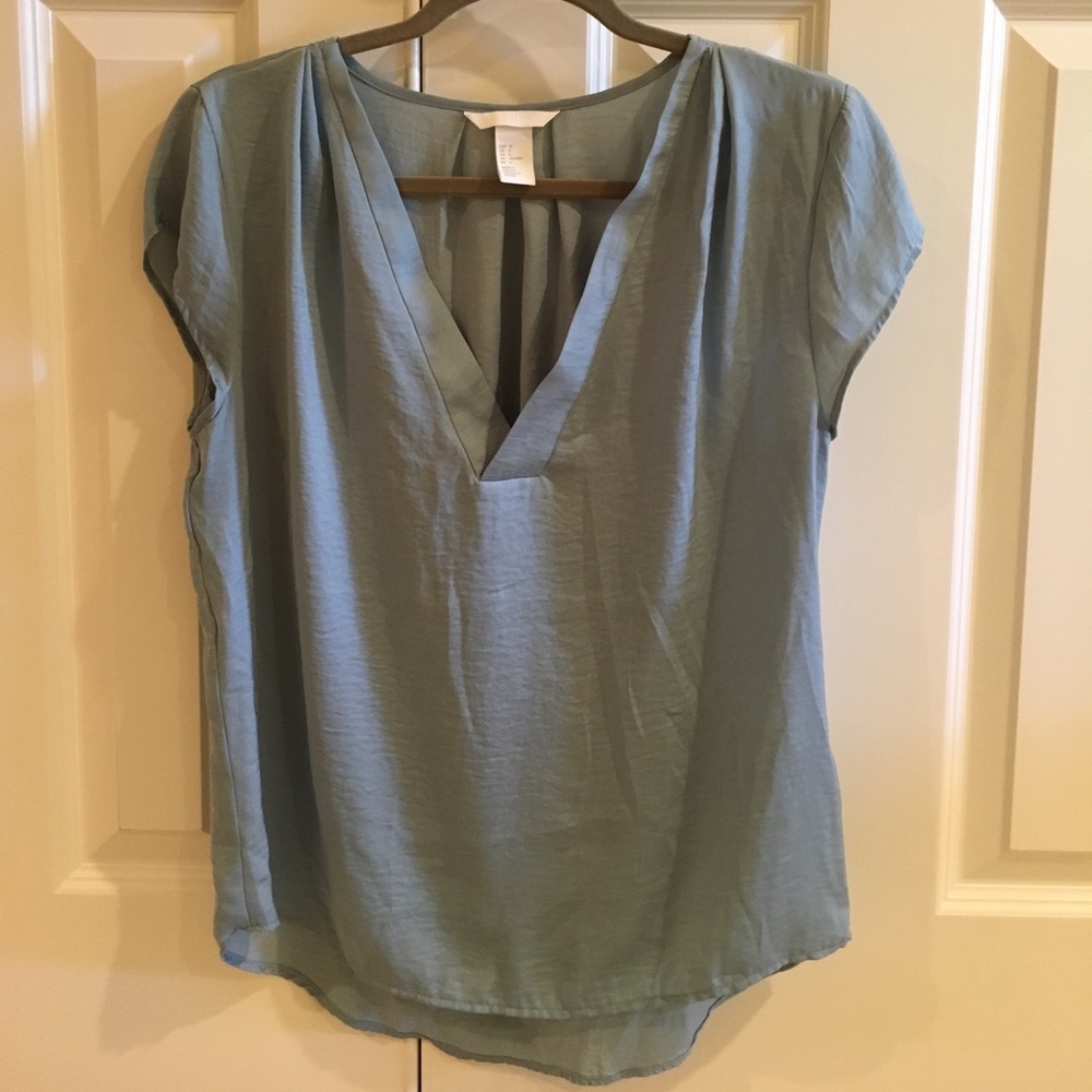 Sweet Soft Blue Blouse