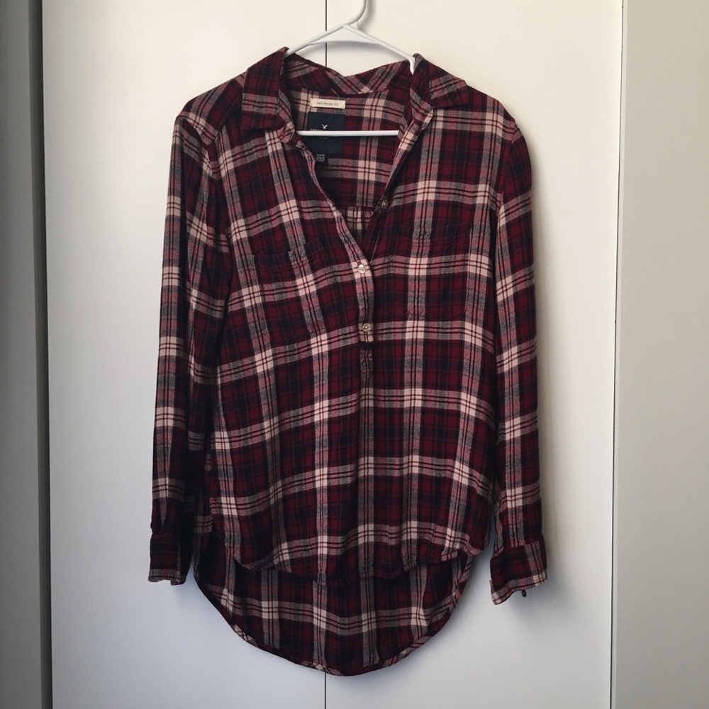 AE Soft Flannel Boyfriend Fit (Medium)