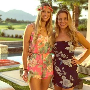 Show Me Your MuMu Hot Pink Floral Romper