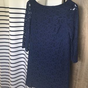 Quarter Sleeve Shift Dress