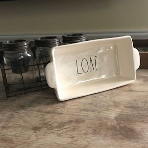 Rae Dunn LOAF baking rectangular pan dish
