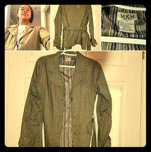 Olive Green Button Up jacket