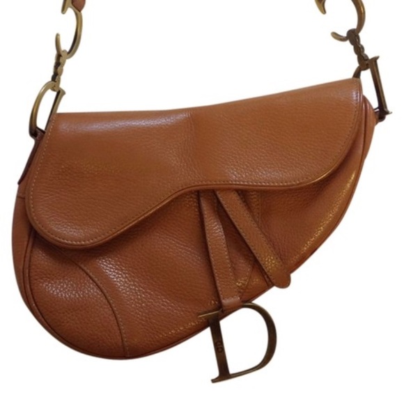 dior saddle camel