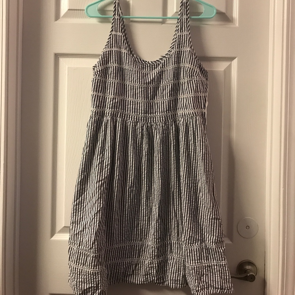 Seersucker babydoll dress