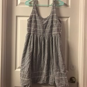 Seersucker babydoll dress