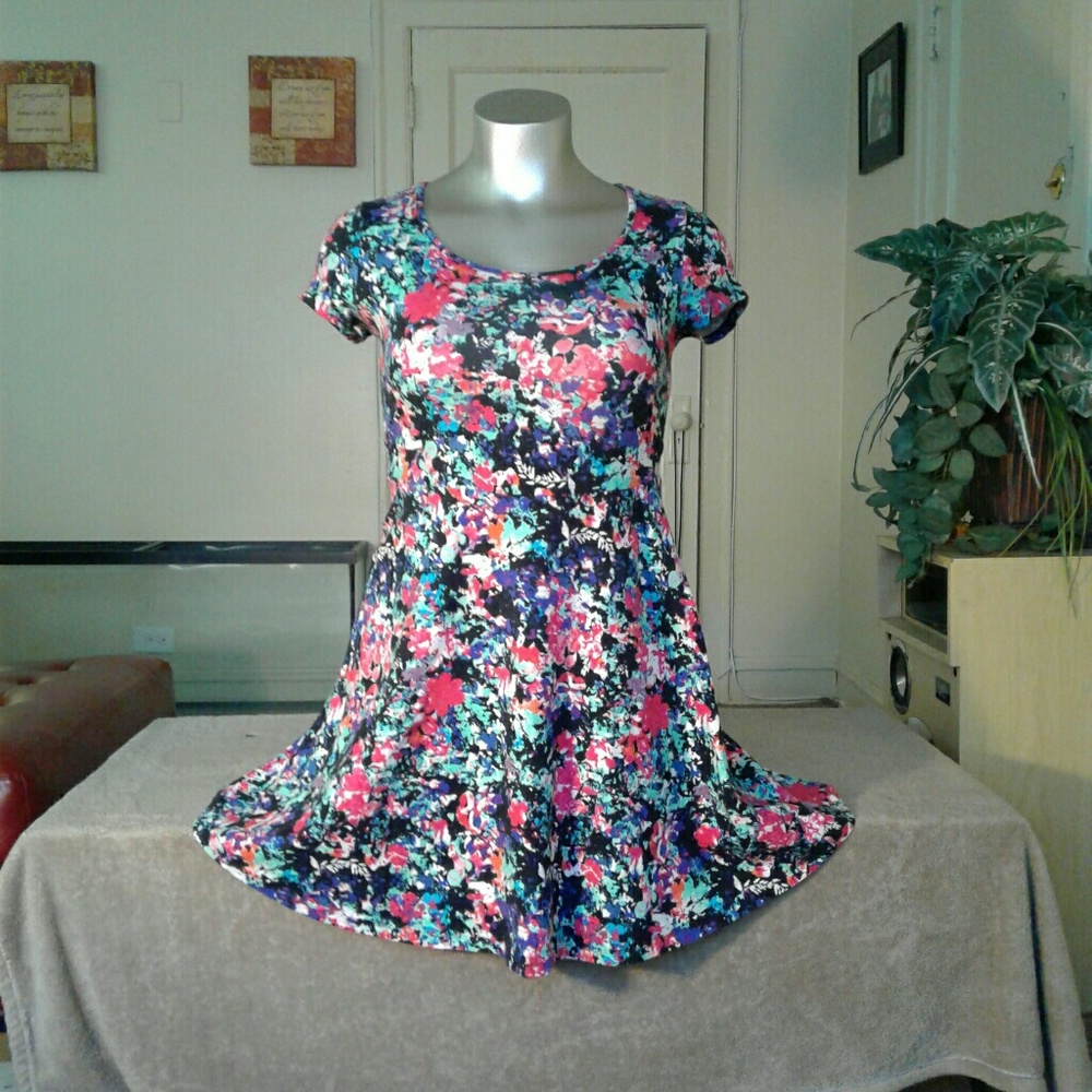 Forever 21 Multicolored Beautiful Dress_2