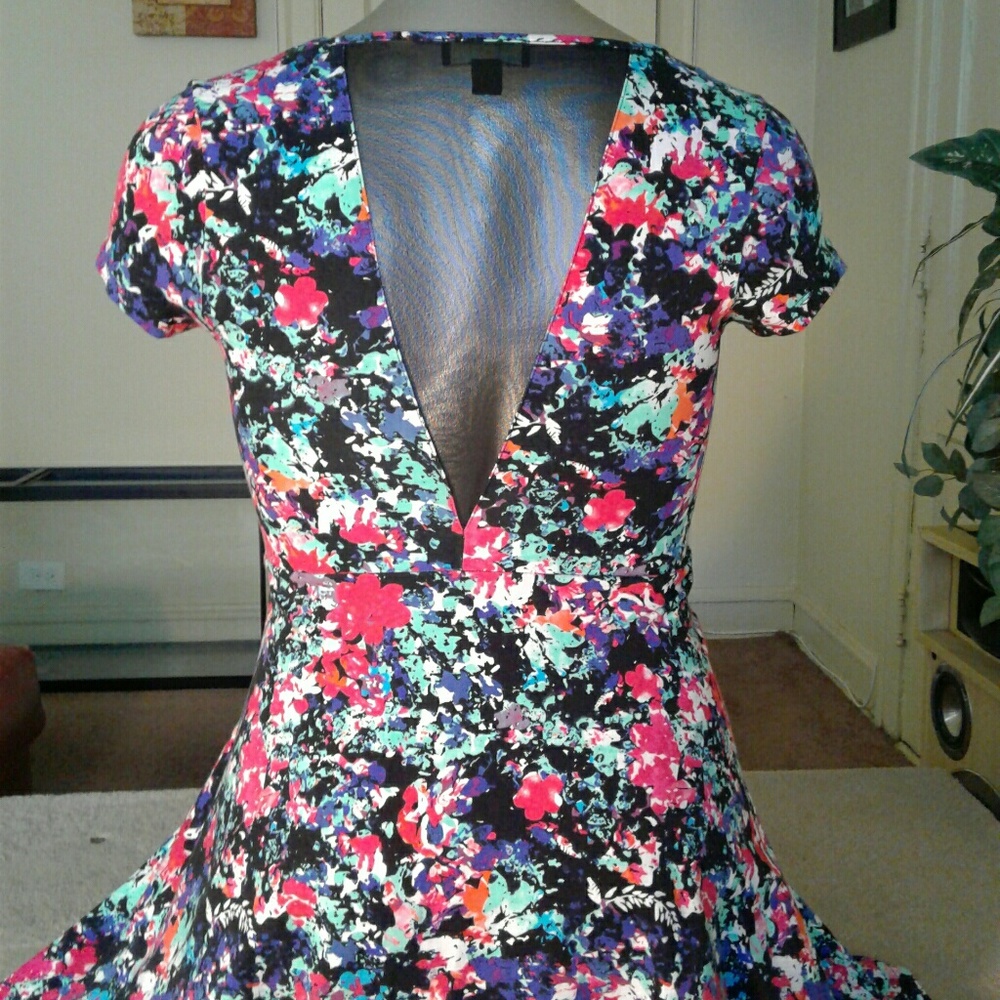 Forever 21 Multicolored Beautiful Dress_4