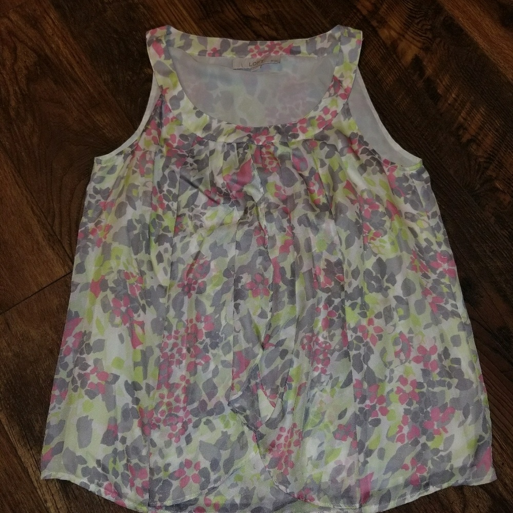 Loft floral tank