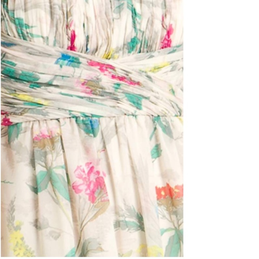 🎈NWT Ted Baker Strapless Printed Maxi Dress/Gown - Picture 4 of 8