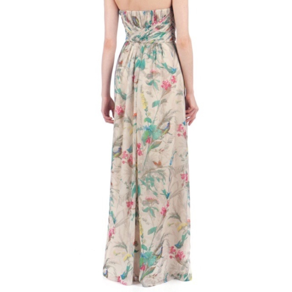 🎈NWT Ted Baker Strapless Printed Maxi Dress/Gown - Picture 5 of 8