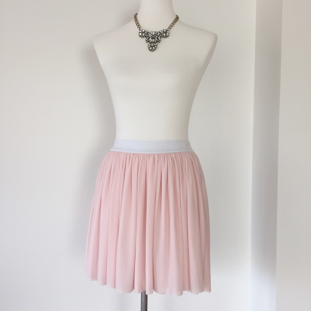 BlackMilk Pastel Pink Skater Skirt