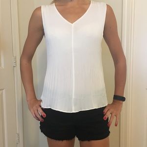 Babaton White Tank from Aritzia