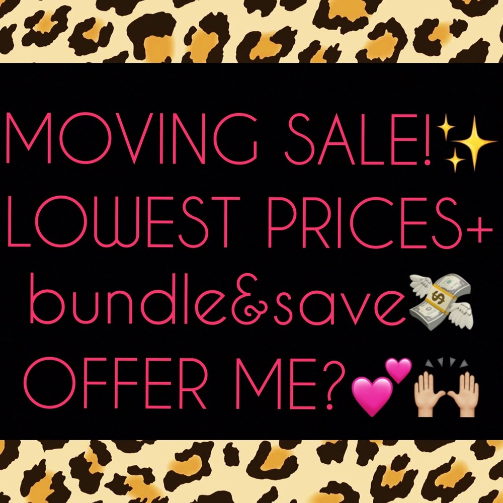 MOVING SALE!✨🙌🏼 Marked down items up to 44%!
