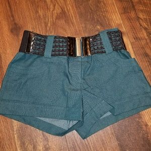 Maurices teal shorts