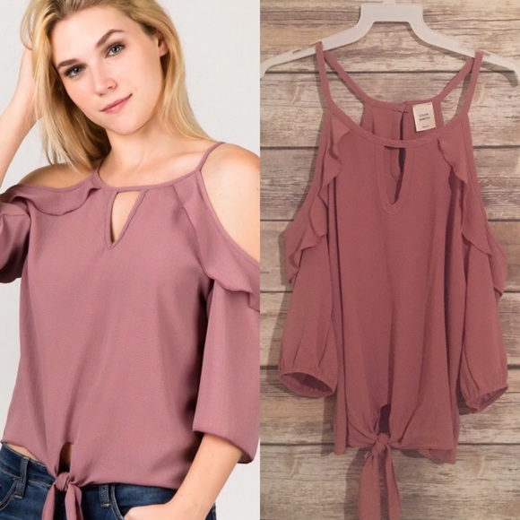 Cold Shoulder Top - Picture 6 of 6