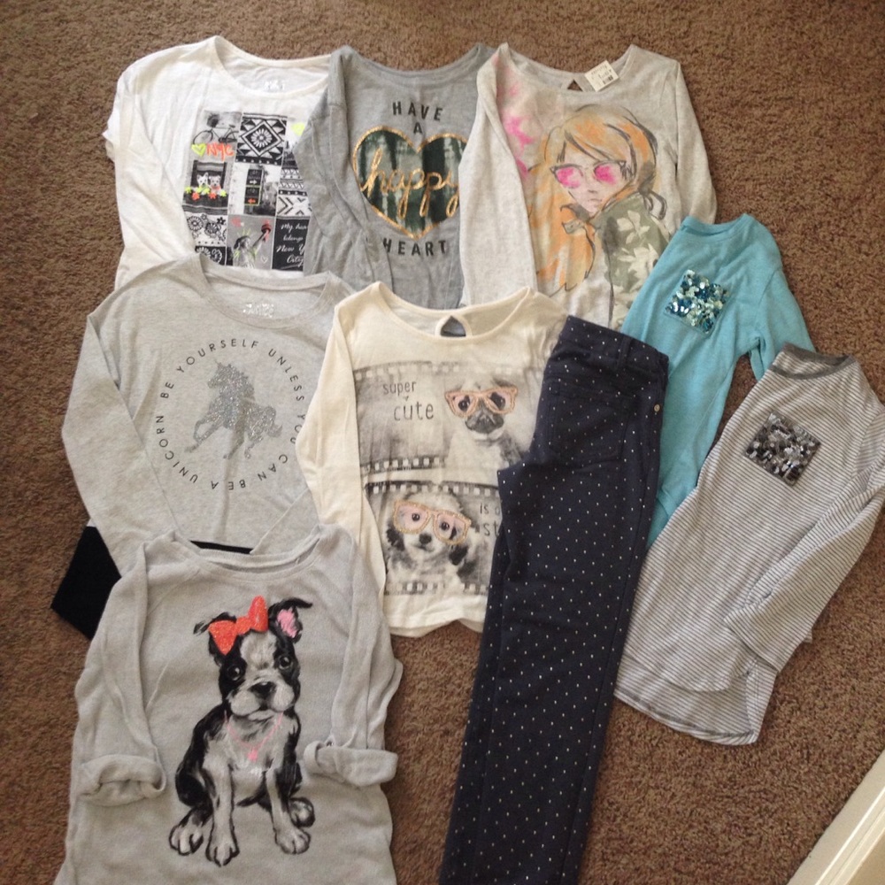 9 piece Justice lot size 10