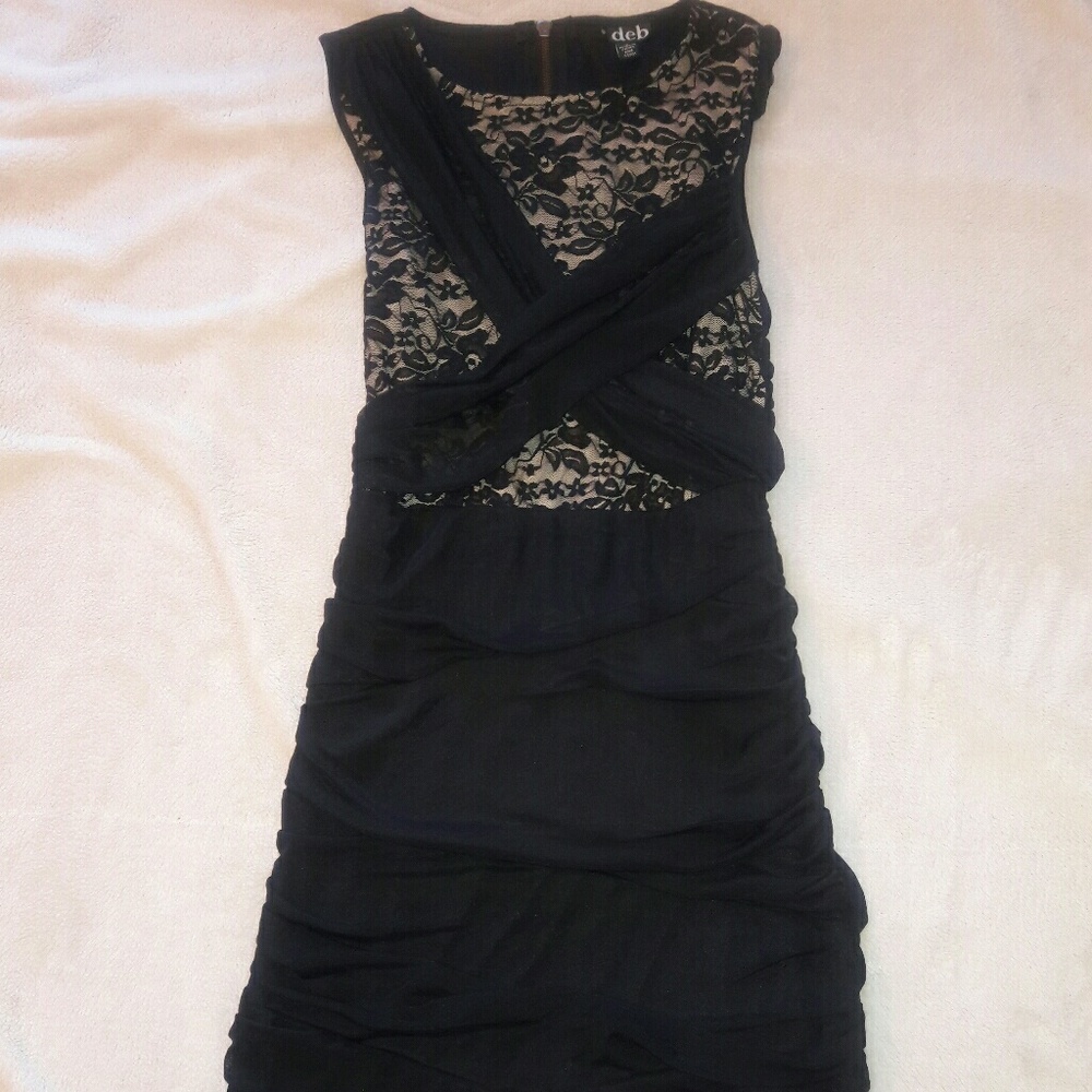 Black and Nude Dress