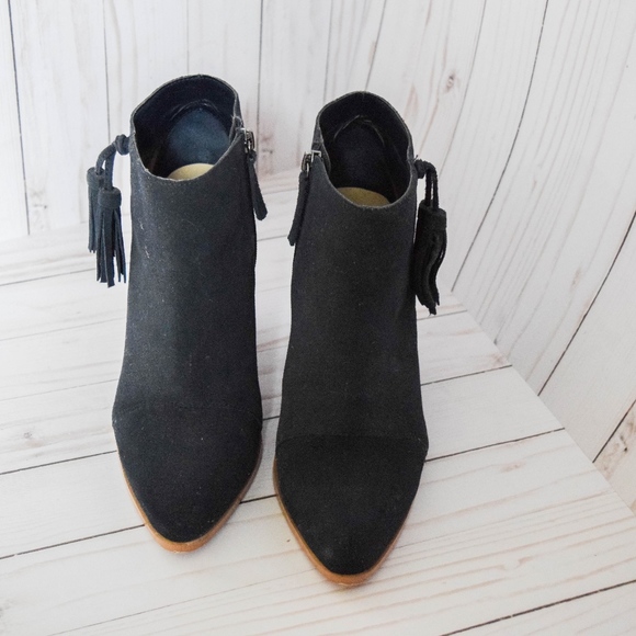 Navy Booties