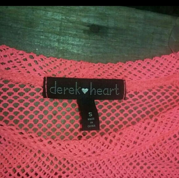 hot pink mesh top - Picture 2 of 2
