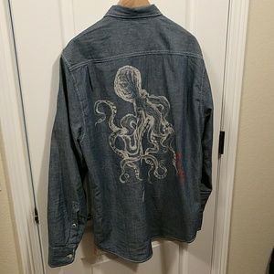 Tommy Bahama Denim Kraken Button Down 