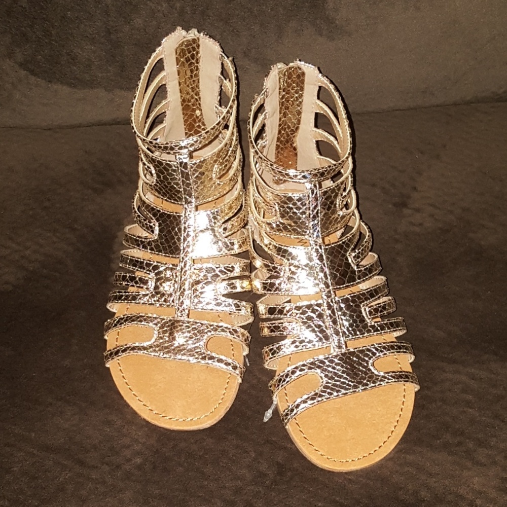 🆕 Nine West Sunray Sol Gladiator Sandals, Size 5.