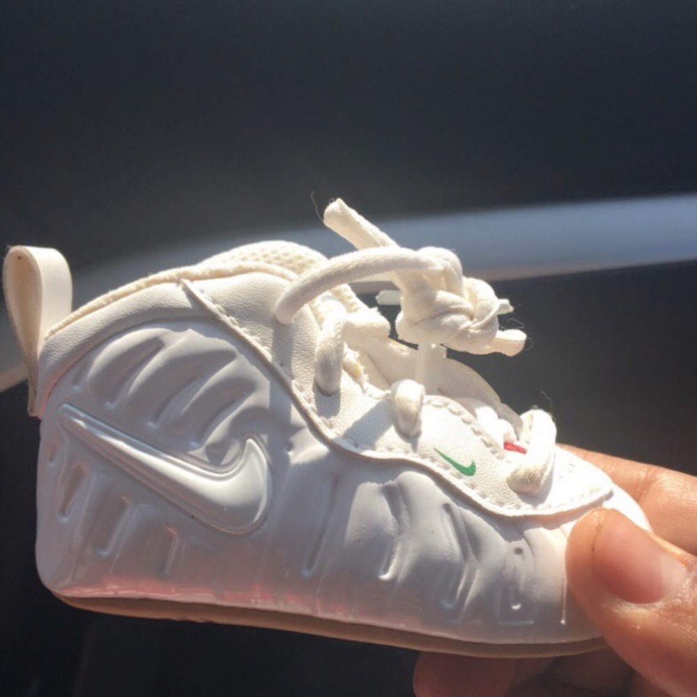 White baby Gucci foamposites