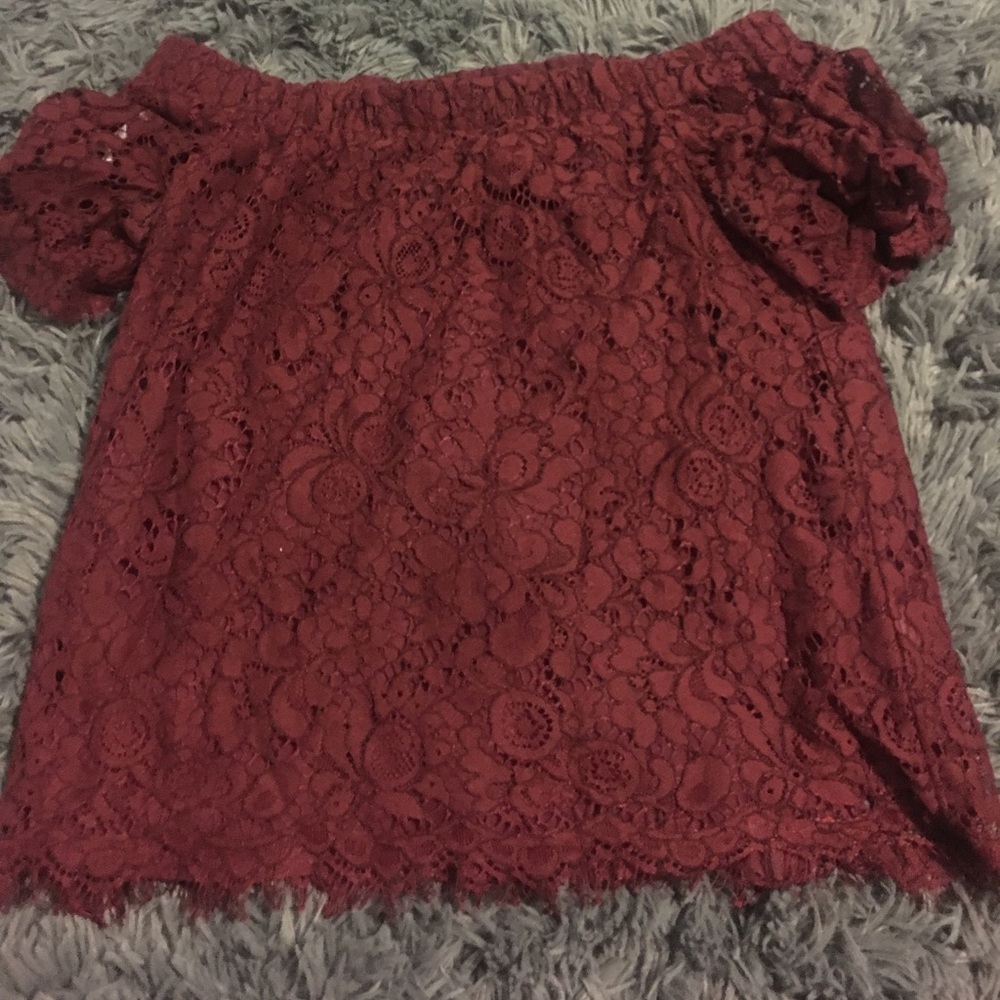 Francesca’s off the shoulder top