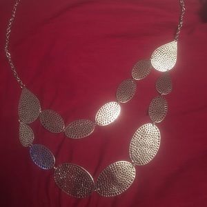 Silver color necklace