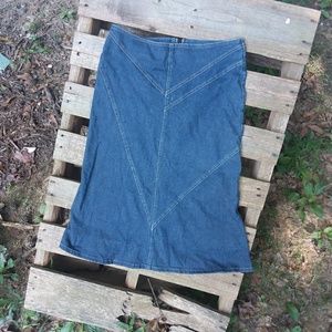 dollhouse denim skirt