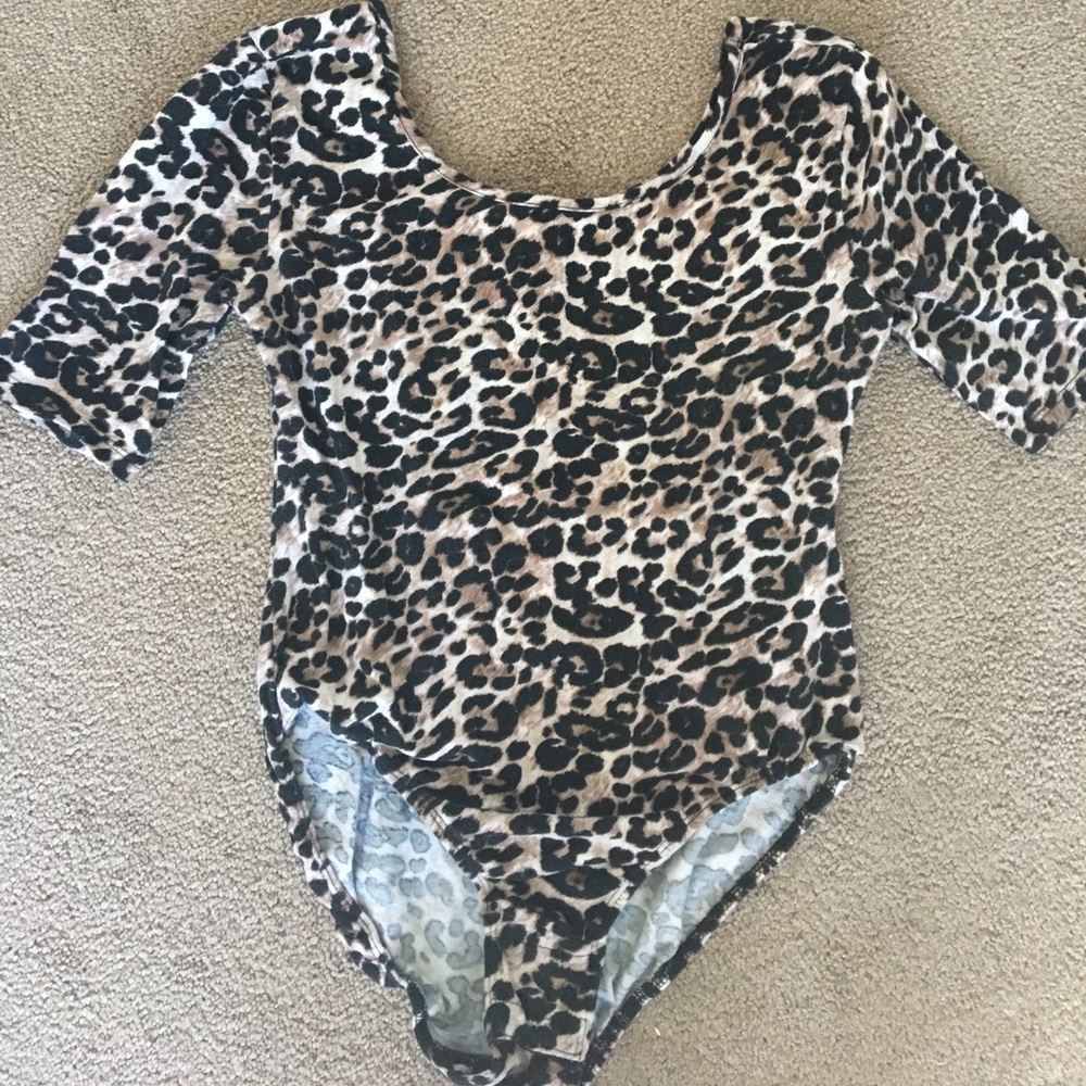 Leopard Print Leotard