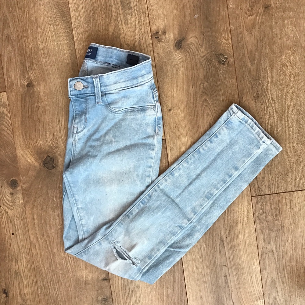 Old Navy Girl's Distressed Skinny Jeans