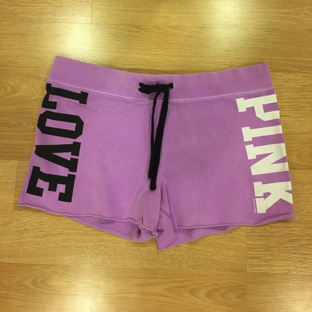 Victoria's Secret Pink purple sweat shorts