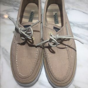 Sperry Topsiders Womens 9.5 linen