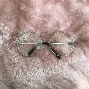 Oversized fake circle glasses
