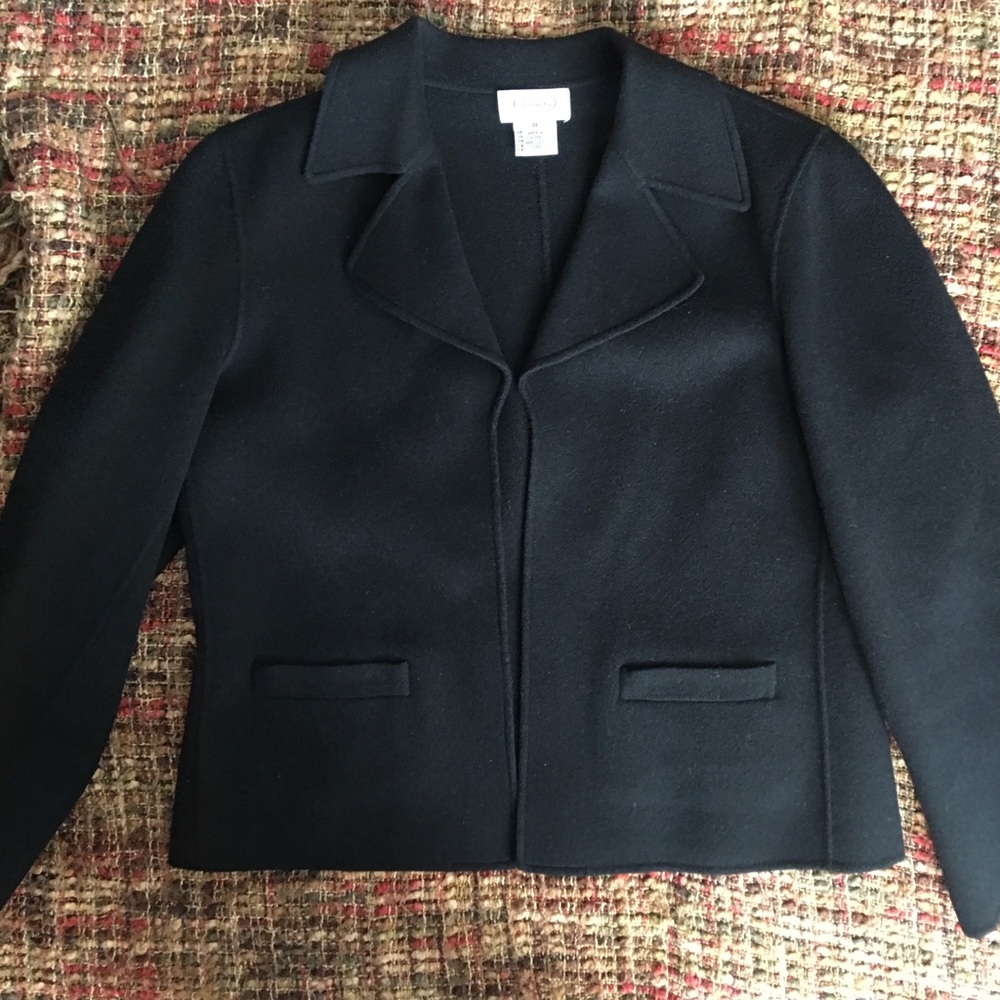 Talbots wool jacket in black