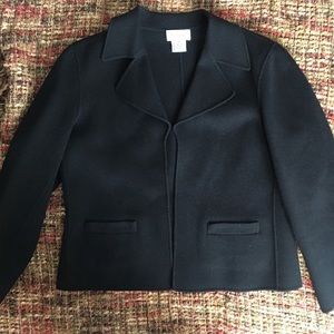 Talbots wool jacket in black