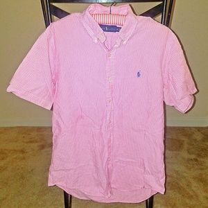 Ralph Lauren Seersucker Button Up Shirt
