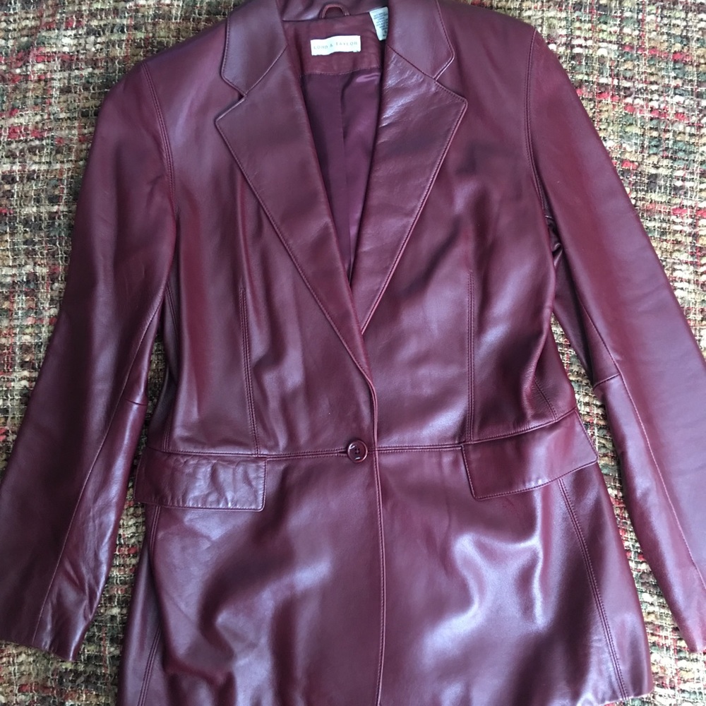 Lord & Taylor leather jacket