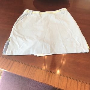 Tehama by NAncy Haley golf tennis skirt lt blue 4