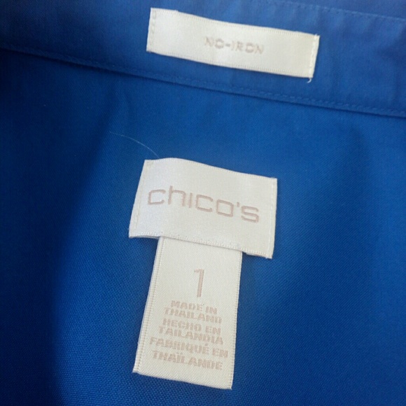 ⬇Classy Chico's Fitted Shirt NWOT - Picture 6 of 6