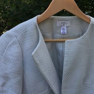 Cropped Silver Blazer