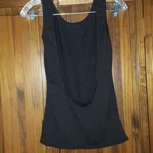 Sexy scoop back tank top